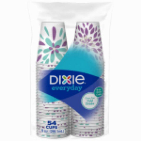 Dixie 54PK 9OZ Cups