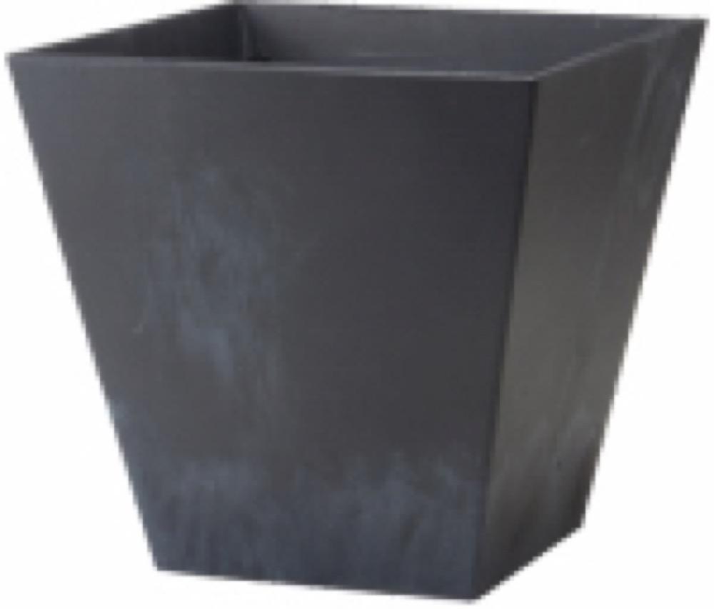 6" BLK SQ Ella Planter