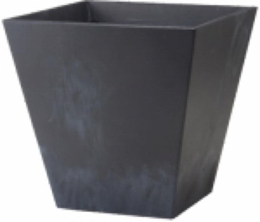 6" BLK SQ Ella Planter