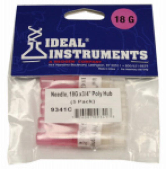 5PK 18x3/4 Poly Needle