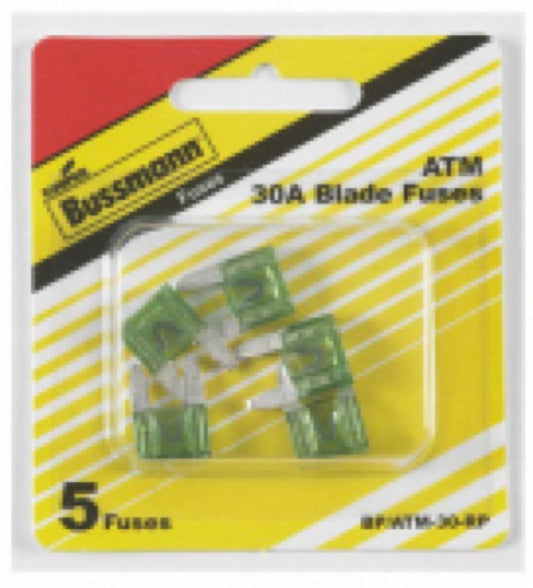 5PK 30A GRN Auto Fuse