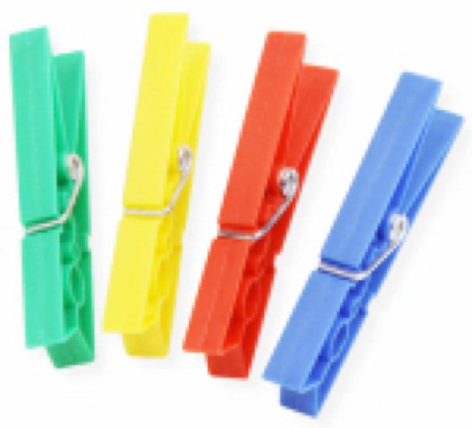 24PK Plas Clothespin