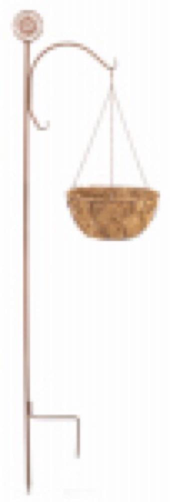 74" Rust Shepherd Hook