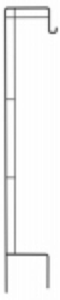 84" BLK Shepherd Hook