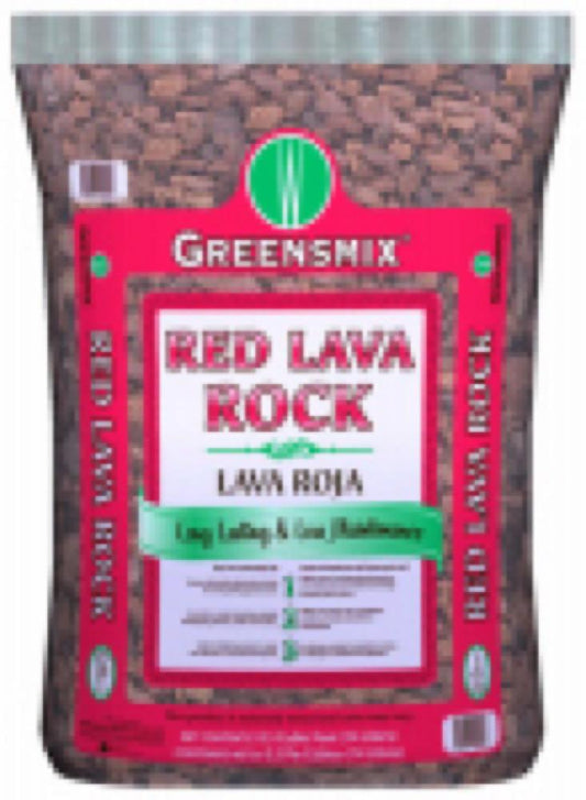 .5CUFT RED Lava Rock