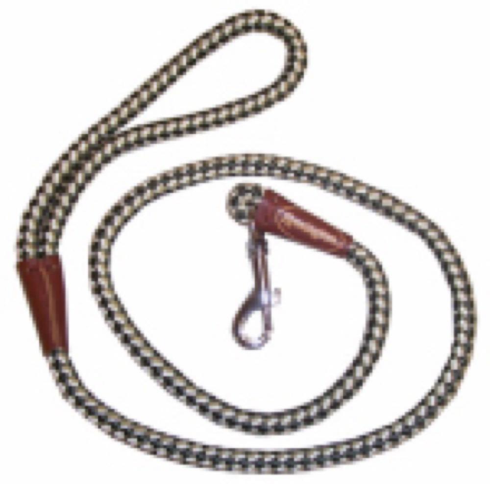 36" GRN /WHT Rope Leash