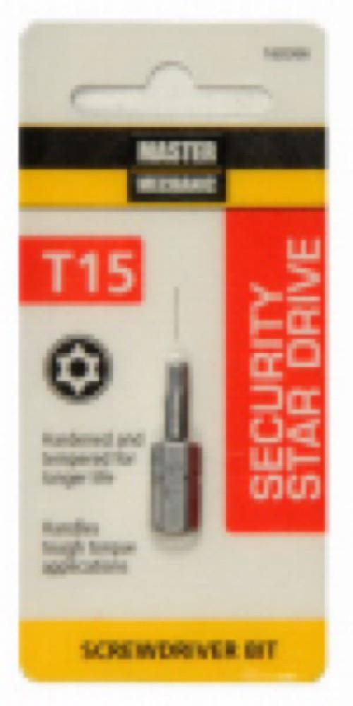 MM 1" TX15 Torx Sec Bit