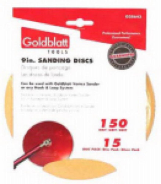 15PK 9" 150G Sandpaper