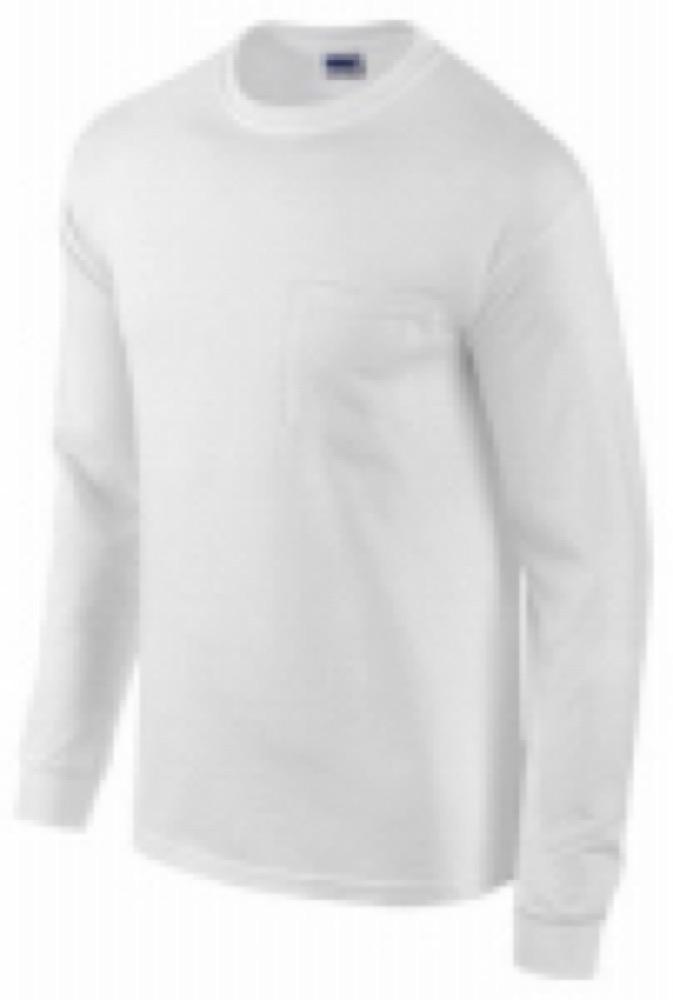 XXL WHT L/S T Shirt