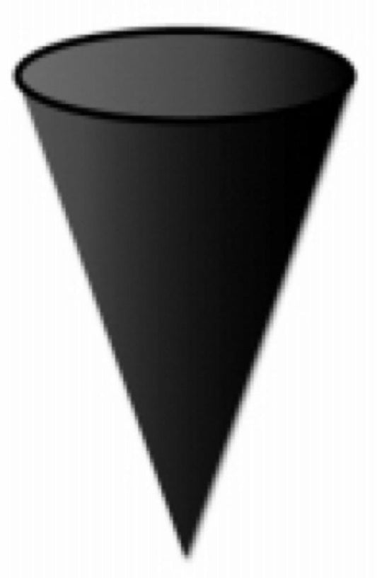 7PC BLK Plas Cone DSP