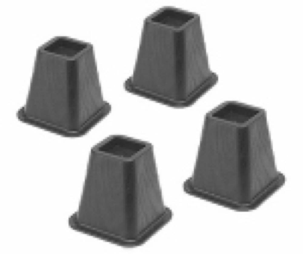 4PK 5-1/4"BLK Bed Riser