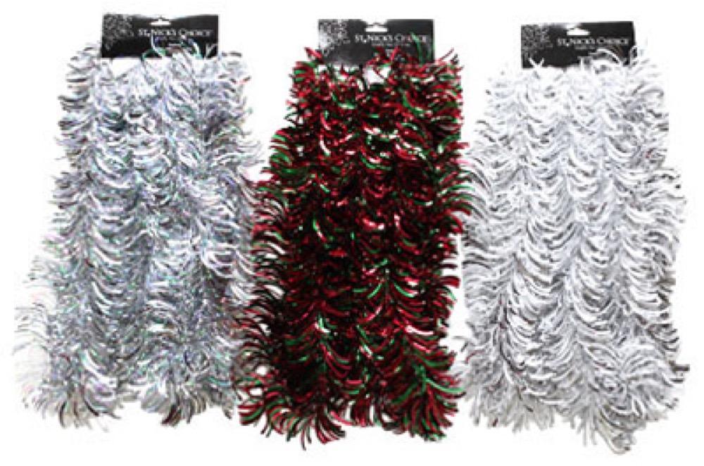12' Flip Tinsel Garland