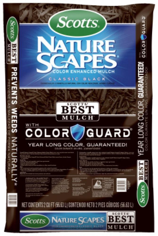 2CUFT Adv Col BLK Mulch