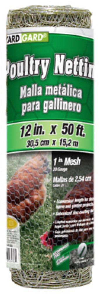 12"x50' 1"Poult Netting