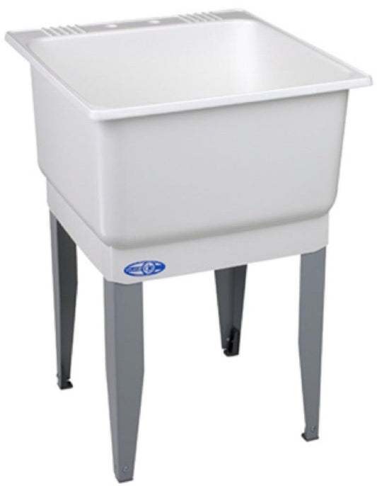 23x25 WHT SGL Laun Tub