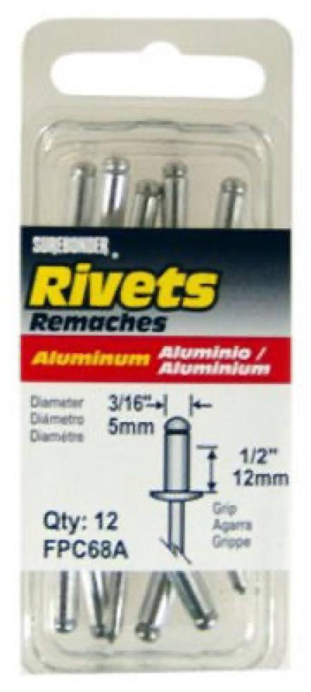 12PK L ALU Rivet