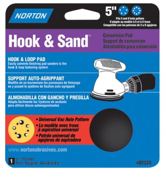 3PK 5" Hook/Loop Pad