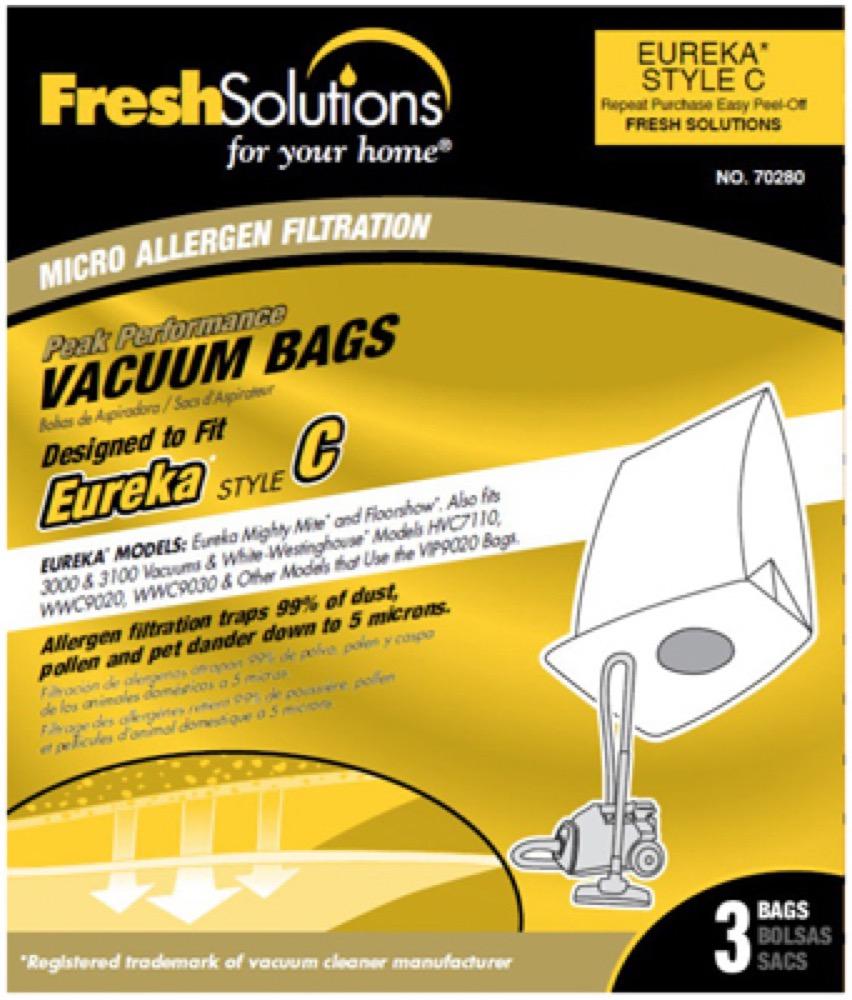 Eureka 3PK C Vac Bag