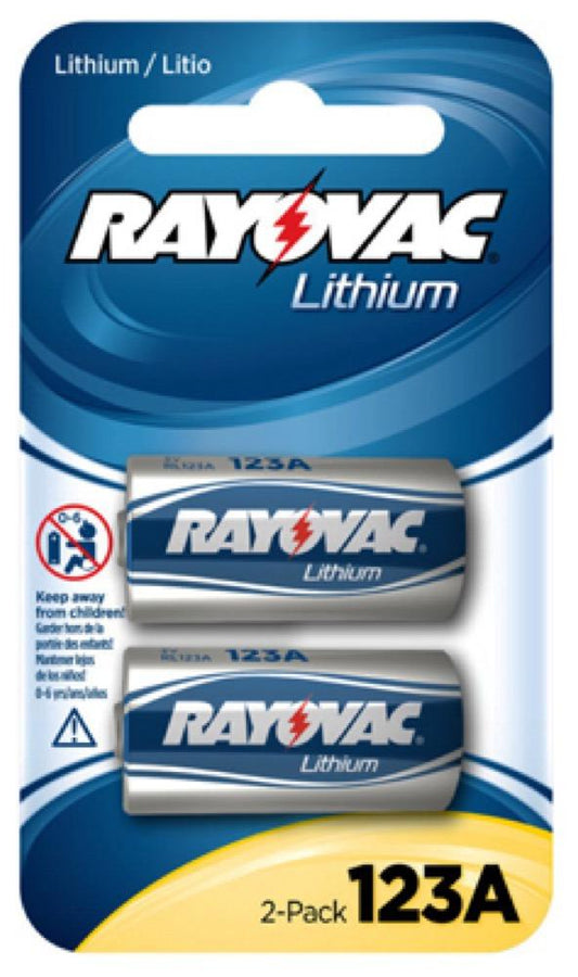 2PK Lith Cr123a Battery