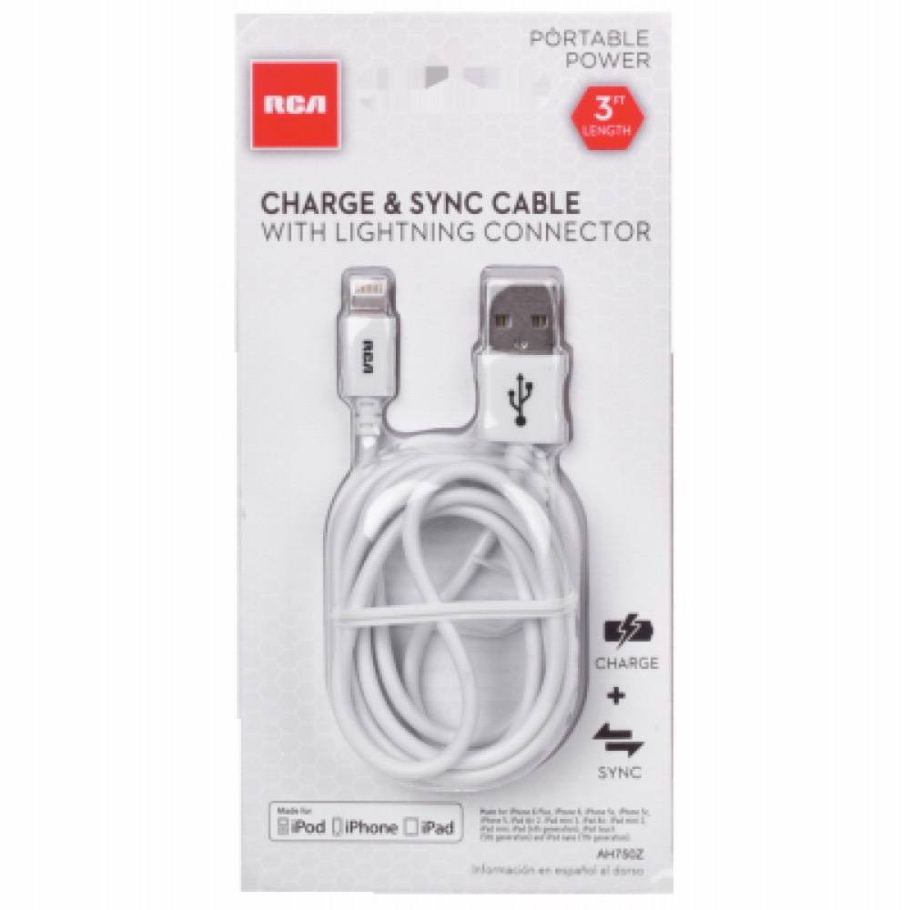 Apple 3' WHT Sync Cable