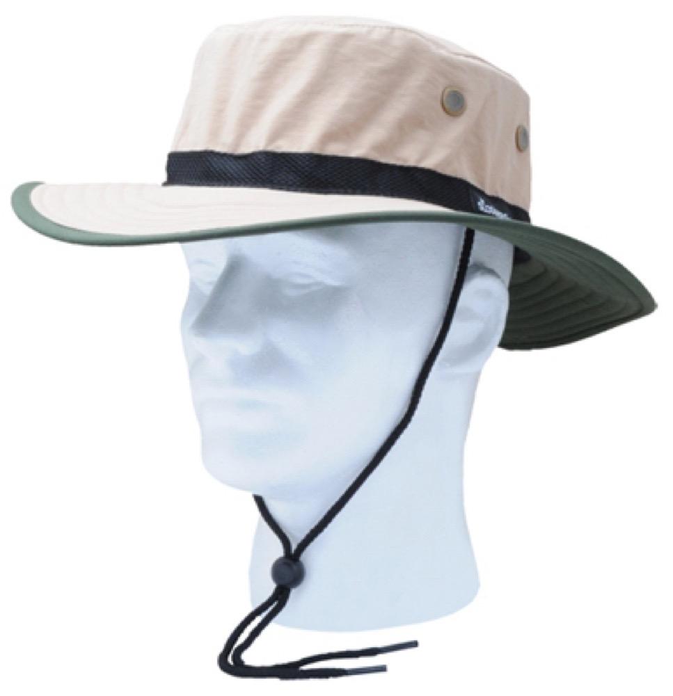 Tan/GRN Nyl Sun Hat