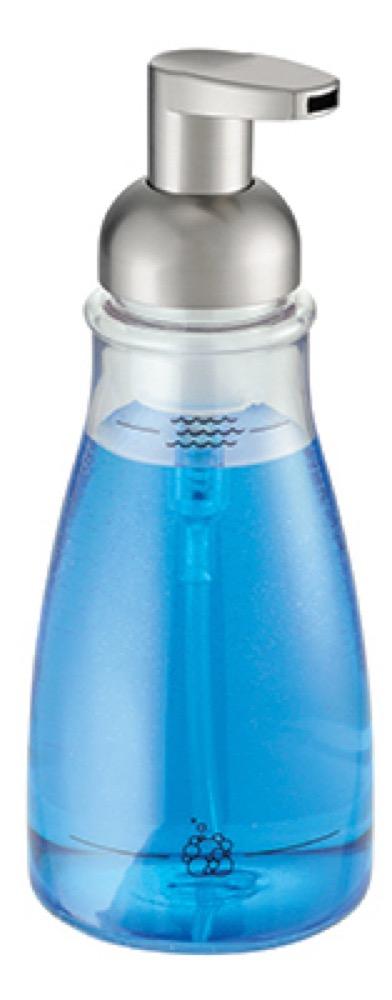 12OZ CLR/NI Soap Pump