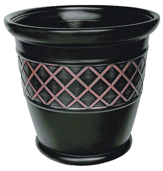 18" BRN Lattice Planter