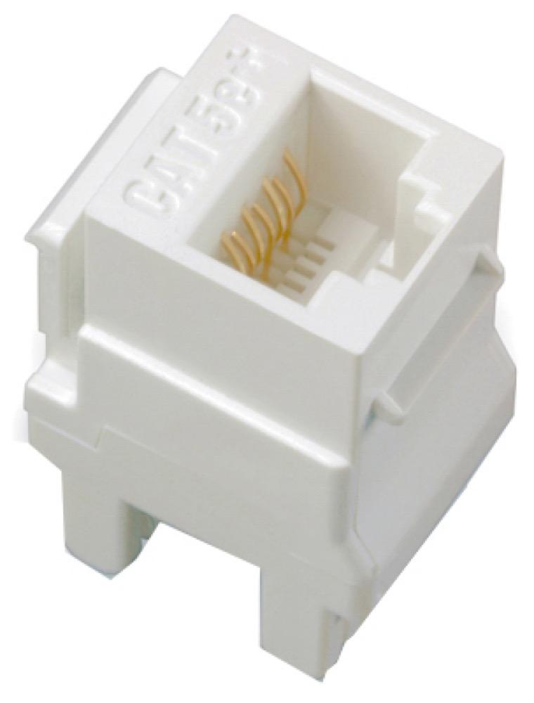 WHT Cat5 RJ45 Connector