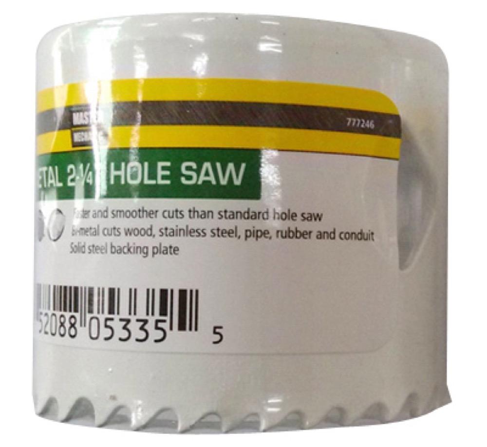 MM 2-1/2" Bi HoleSaw
