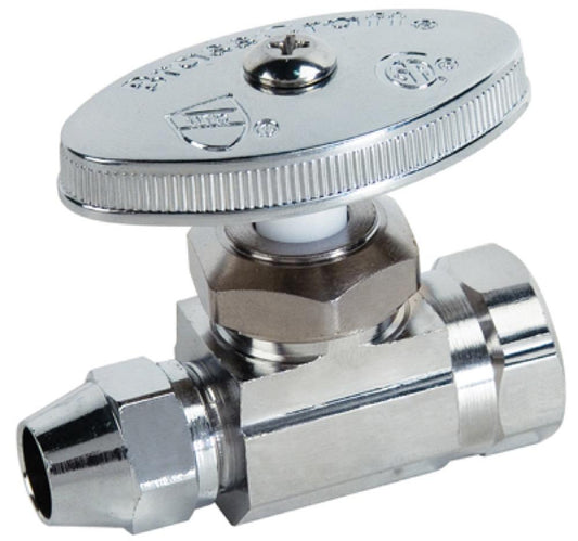 1/2x3/8FL CHR Str Valve