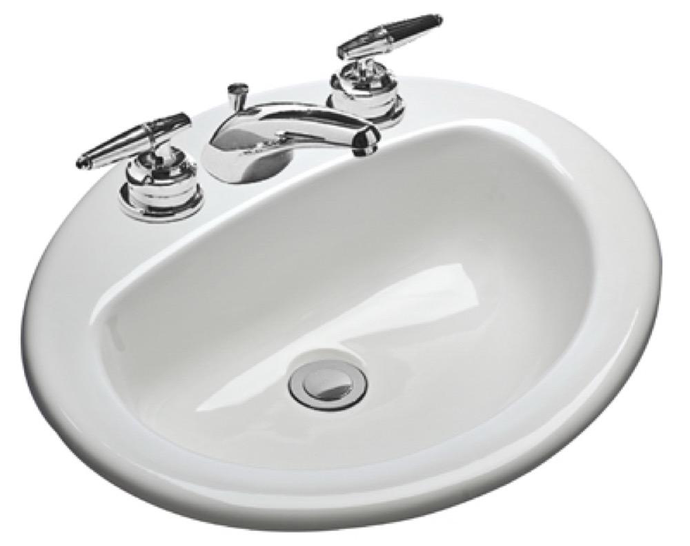 Oval Self Rim Lavatory