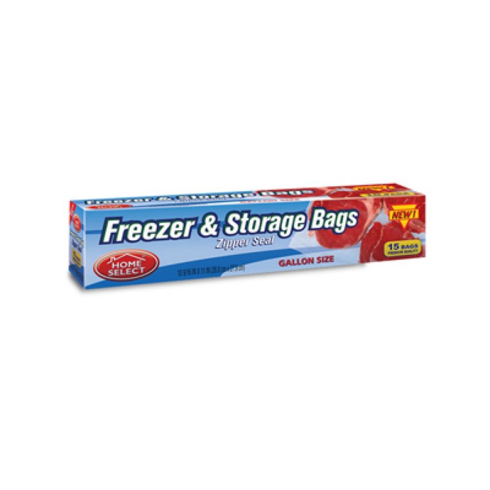 15CT GAL Zip Freeze Bag