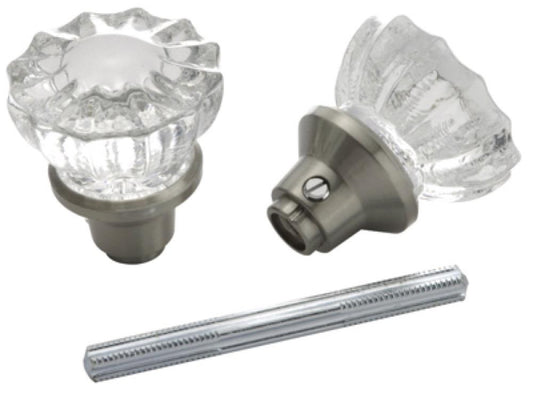 2PK Knob Glass/Spindle