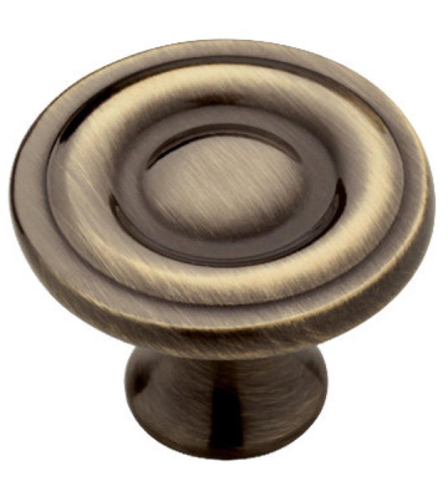 10PK 1-1/4" AB RND Knob