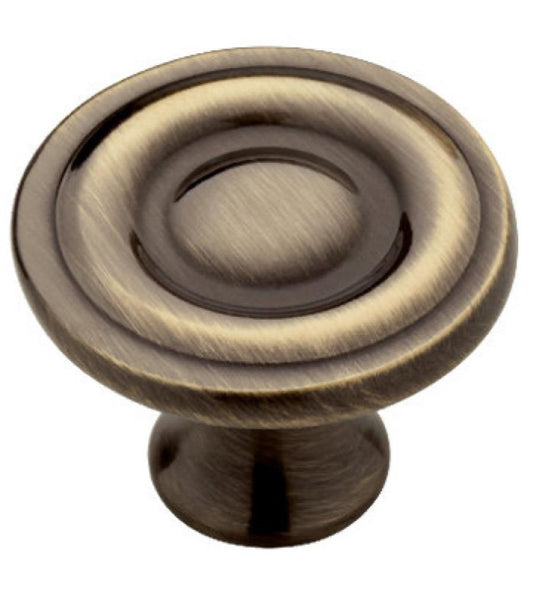 10PK 1-1/4" AB RND Knob