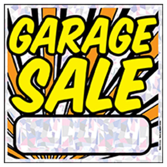 12x12 Garage Sale Sign