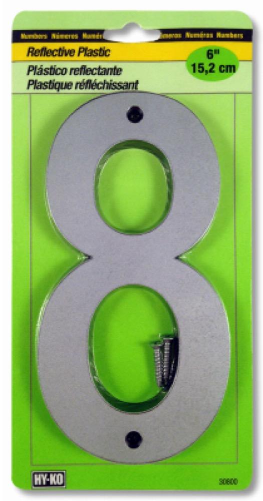 6" Reflect Plas #8/Trim