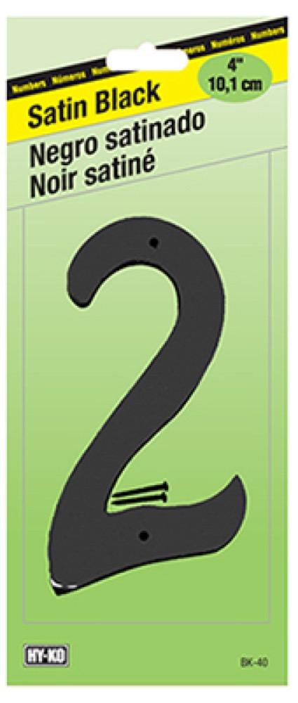 4" Zinc #2 BLK/Nails