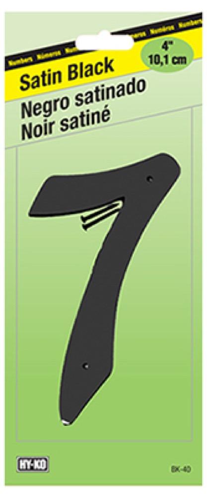 4" Zinc #7 BLK/Nails