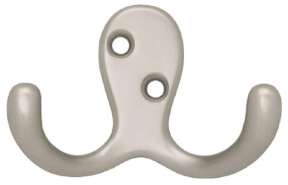 2PK NI DBL Robe Hook