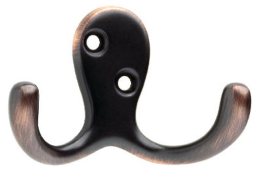 2PK BRZ DBL Robe Hook