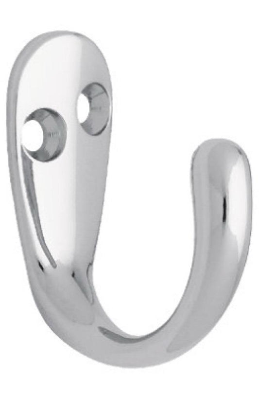 2PK CHR SGL Robe Hook