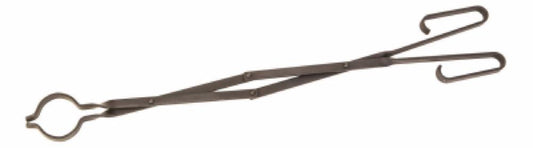 33" BLK Fireplace Tongs