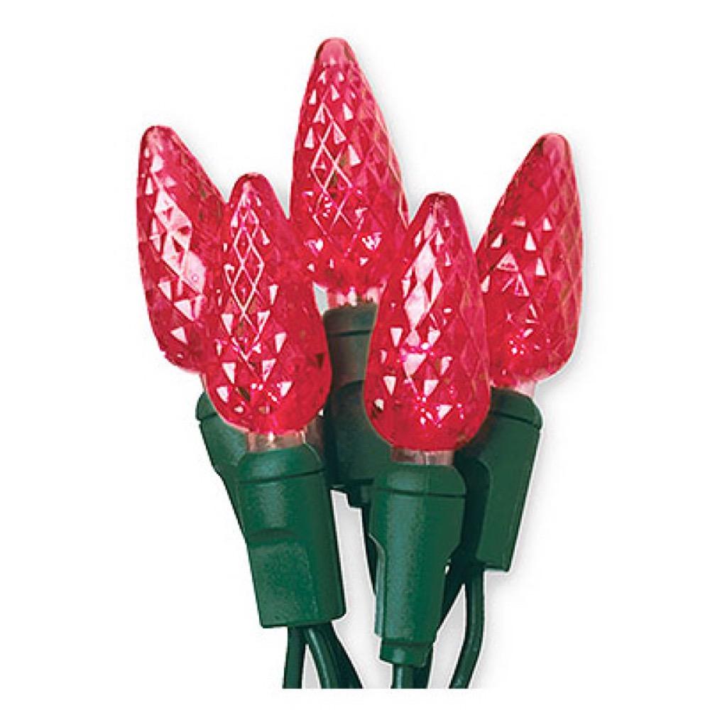 50LT RED C6 LED LGT Set