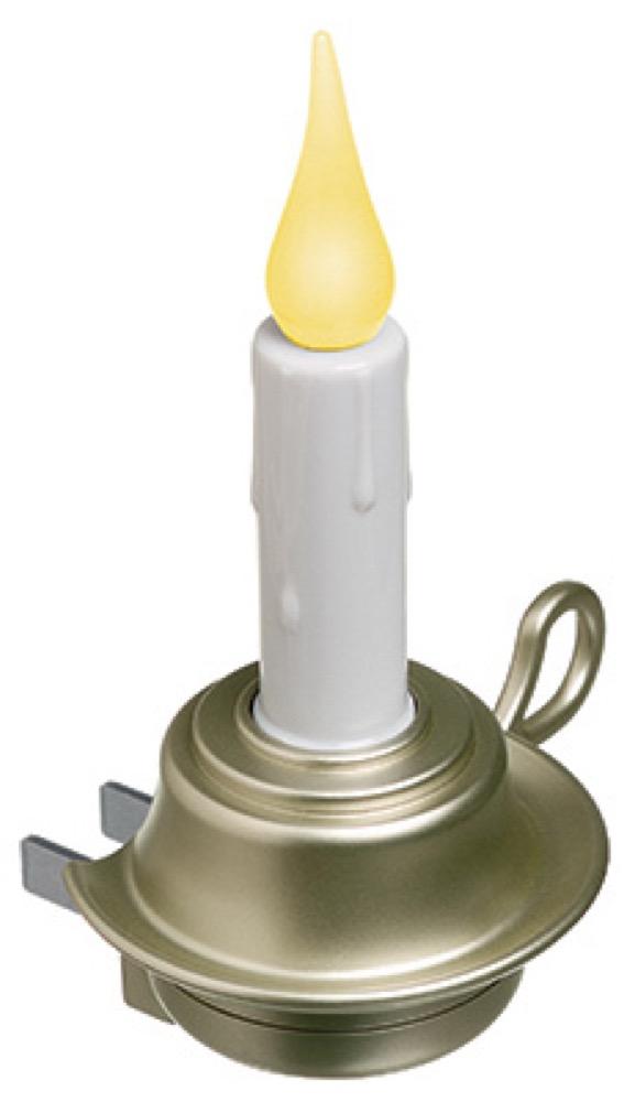 Pewter Cand Night Light