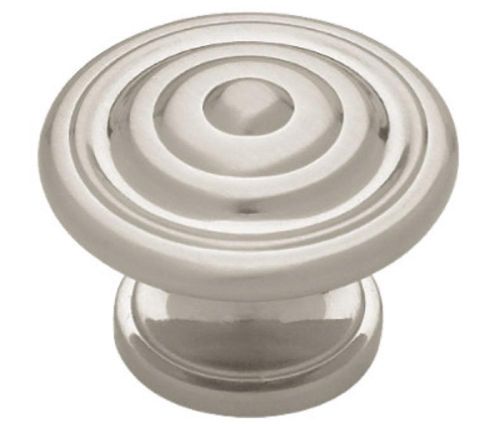 1-3/8" Sat NI RND Knob