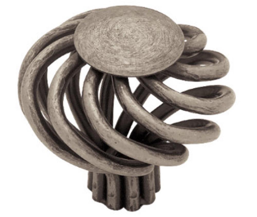 1-5/8"Pewt LG Wire Knob