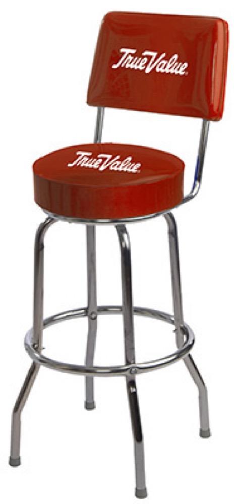 TV Logo Stool/Back