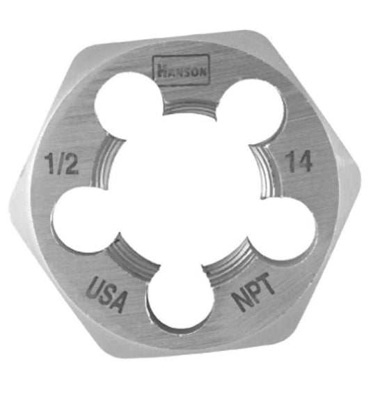 1/2"x14 NPT Hex Die