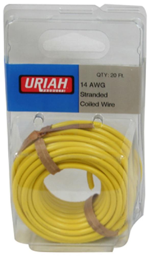 20' YEL 14AWG Prim Wire